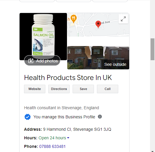 Verified Google My Business